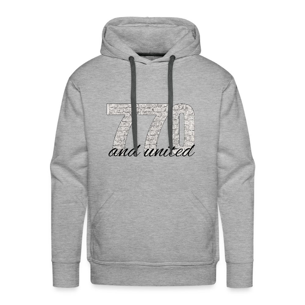 770 And United Men’s Premium Hoodie - heather grey