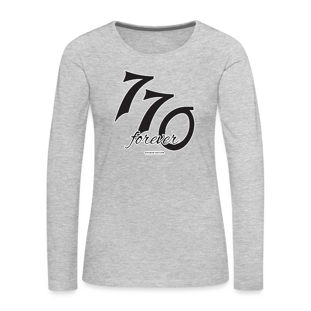 770 Forever Women's Premium Long Sleeve T-Shirt - heather gray