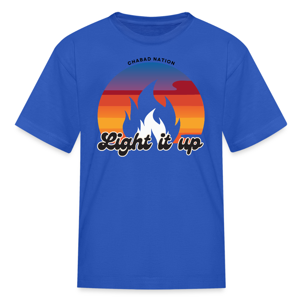 Light It Up Kids' T-Shirt - royal blue