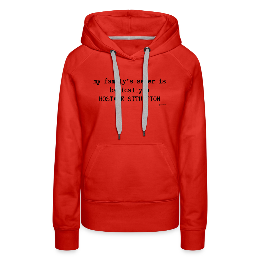 Seder Hostage Women’s Premium Hoodie - red