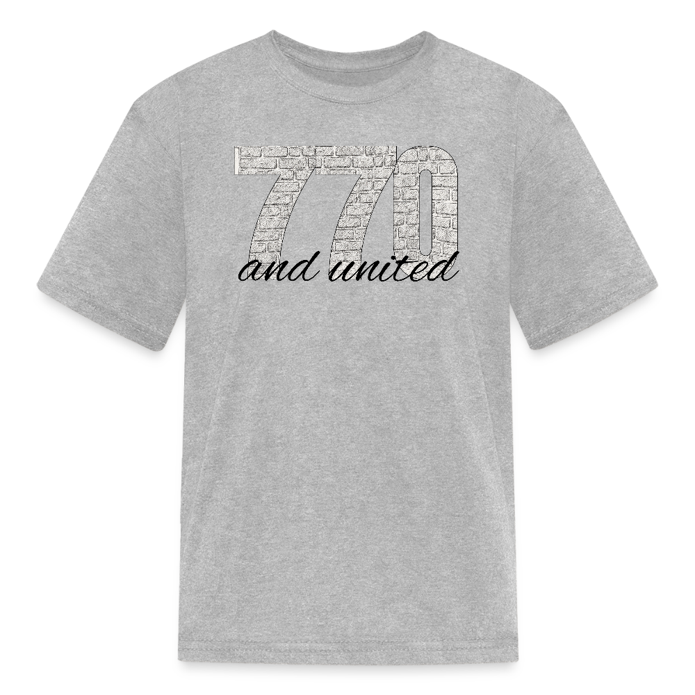 770 And United Kids' T-Shirt - heather gray