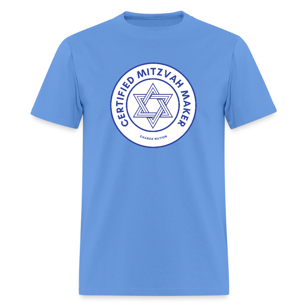 Certified Mitzvah Maker Men's T-Shirt | GILDAN 5000 - carolina blue