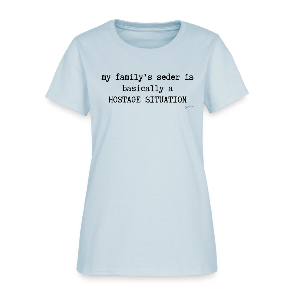 Seder Hostage Women's T-Shirt - light blue