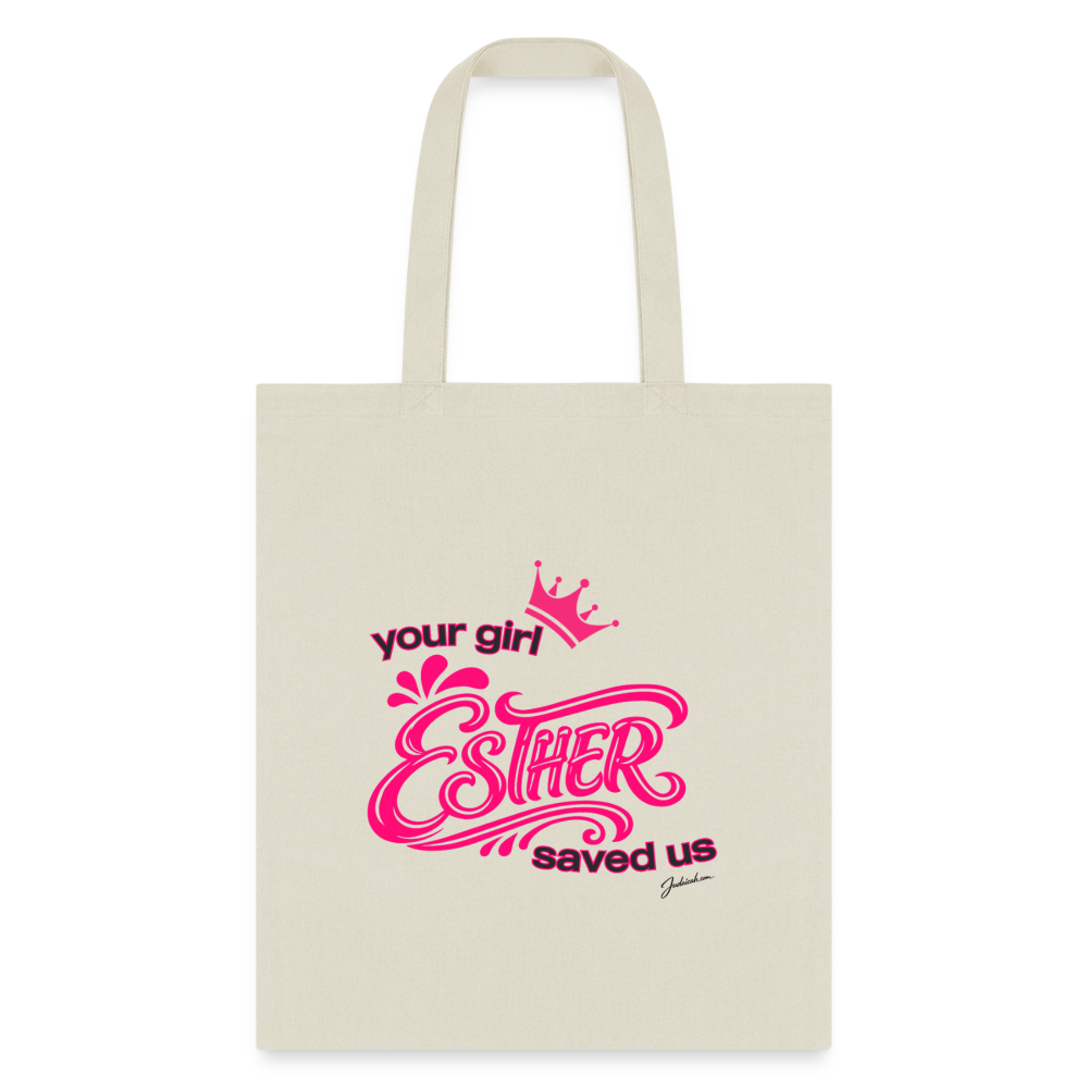 Your Girl Esther Tote Bag - natural