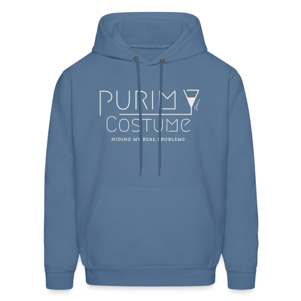 Purim Costume Men's Hoodie - denim blue