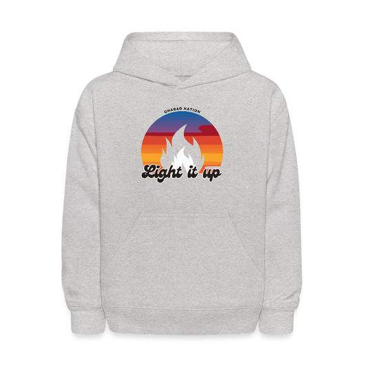 Light It Up Kids' Hoodie - heather gray