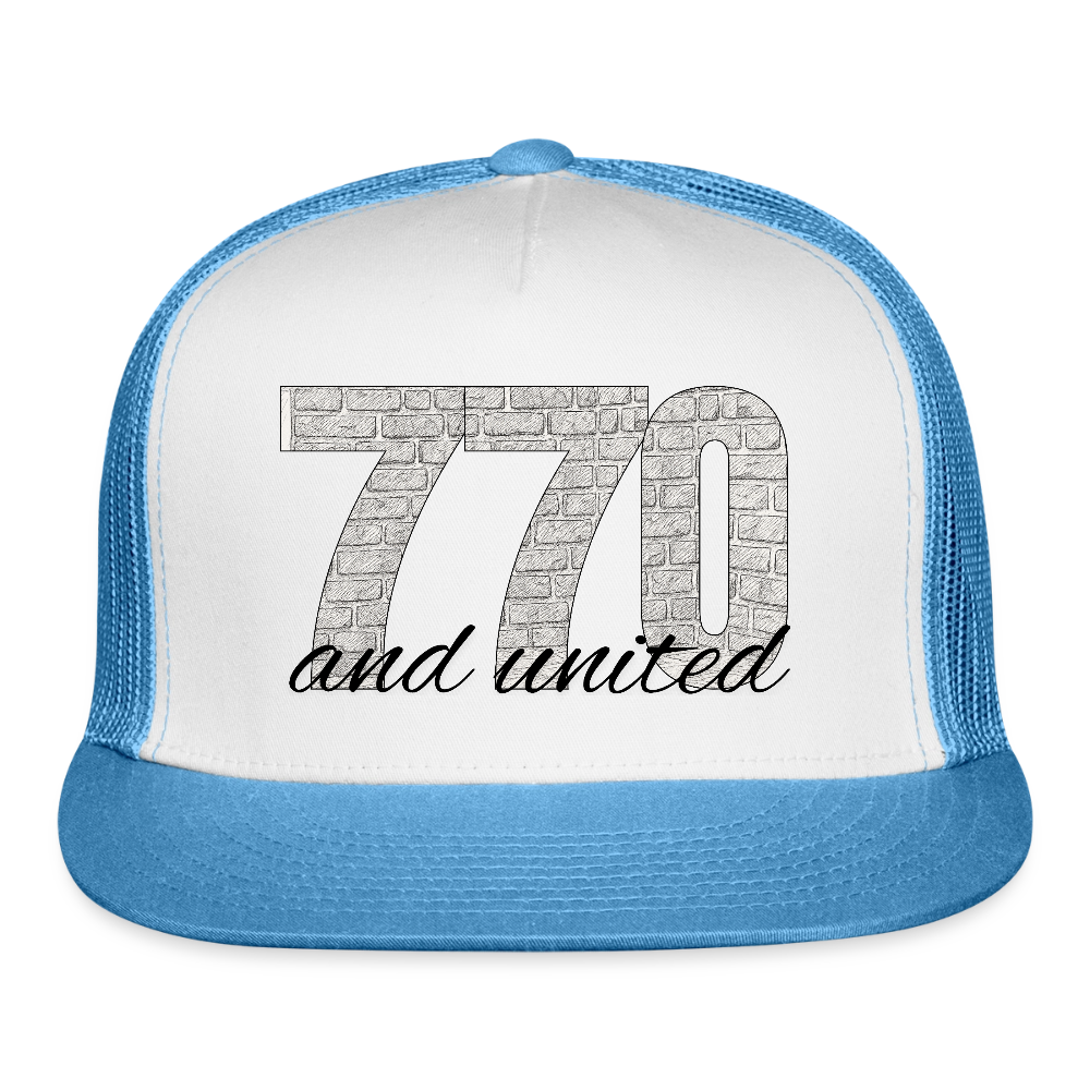 770 And United Trucker Hat - white/blue