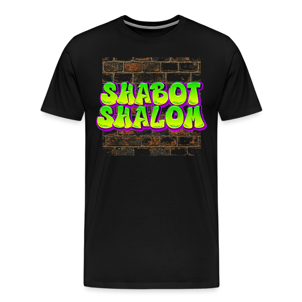 Shabot Shalom Brick 770 Graffiti Men's Premium T-Shirt - black