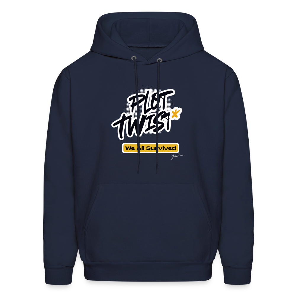 Plot Twist Men's Hoodie - navy