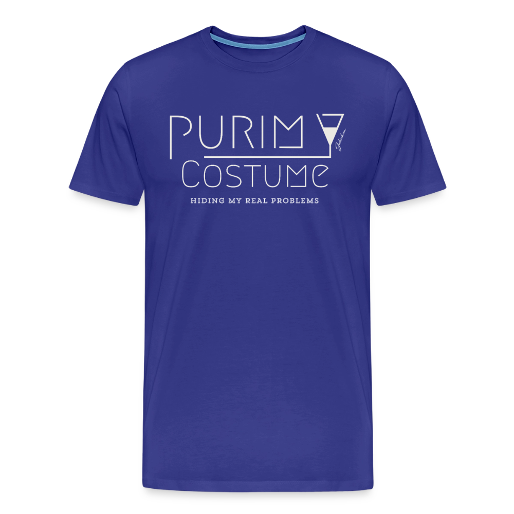 Purim Costume Men's Premium T-Shirt - royal blue