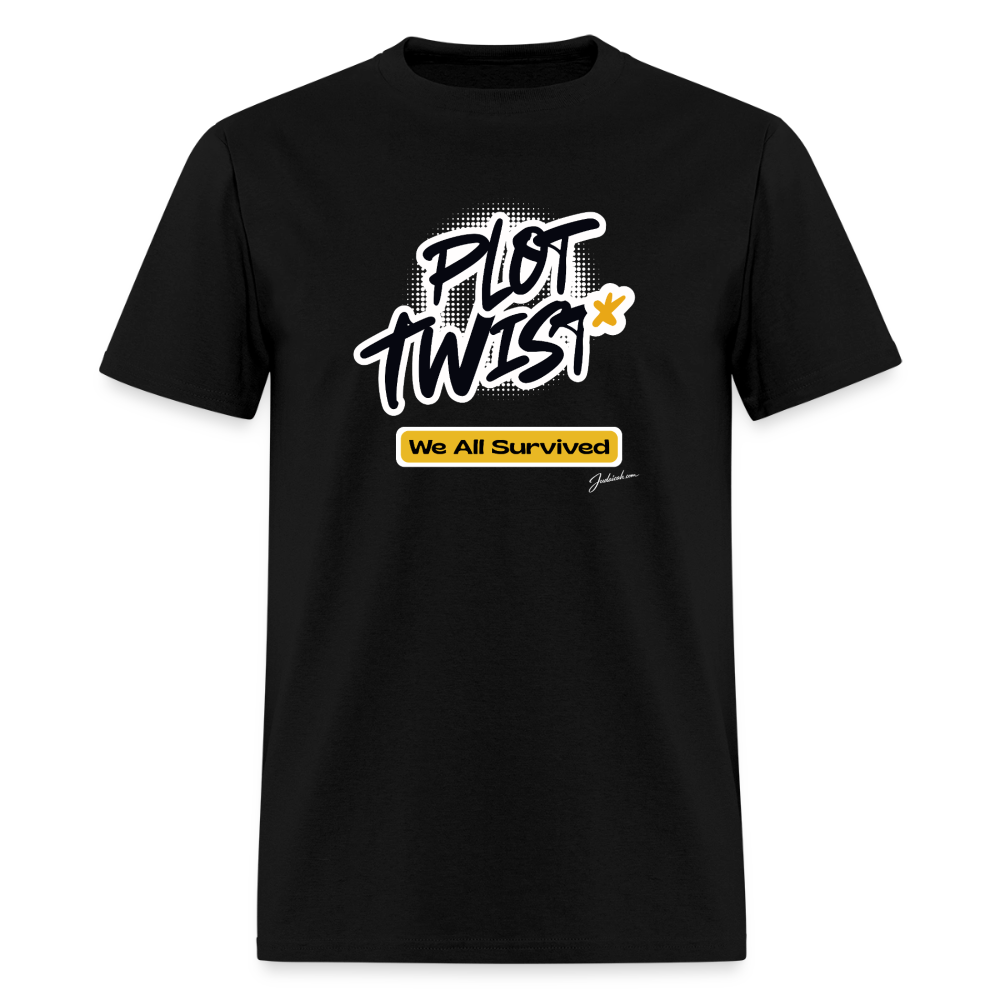 Plot Twist Men's T-Shirt | GILDAN 5000 - black