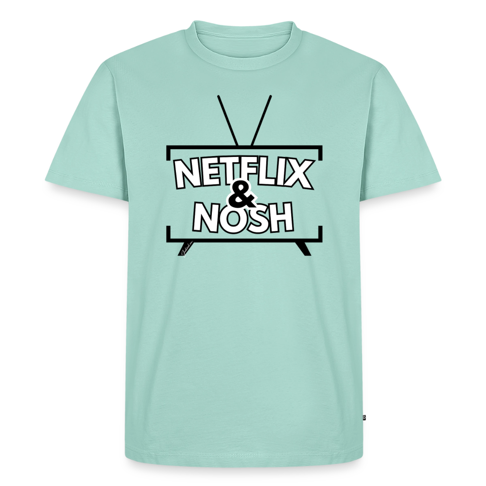 Netflix & Nosh Men's Premium T-Shirt - mint