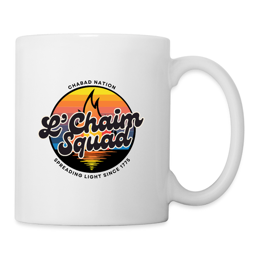 L’Chaim Squad – Spreading Light Coffee/Tea Mug - white