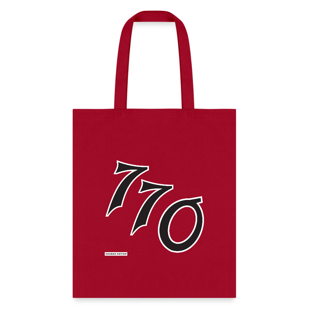 770 Tote Bag - red