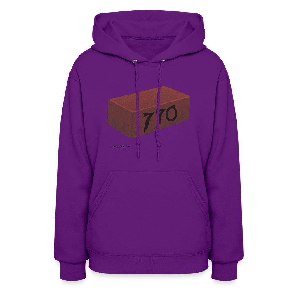 770 Solid Brick Women's Hoodie - purple