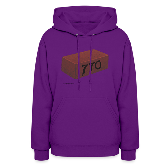 770 Solid Brick Women's Hoodie - purple