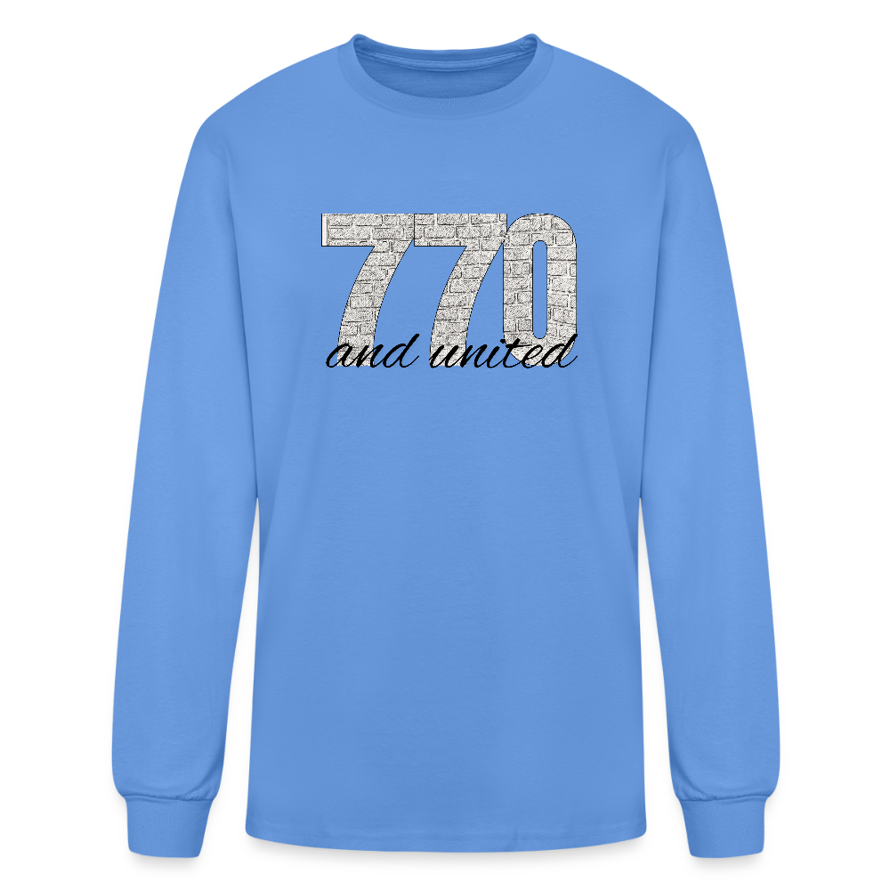 770 And United Men's Long Sleeve T-Shirt - carolina blue