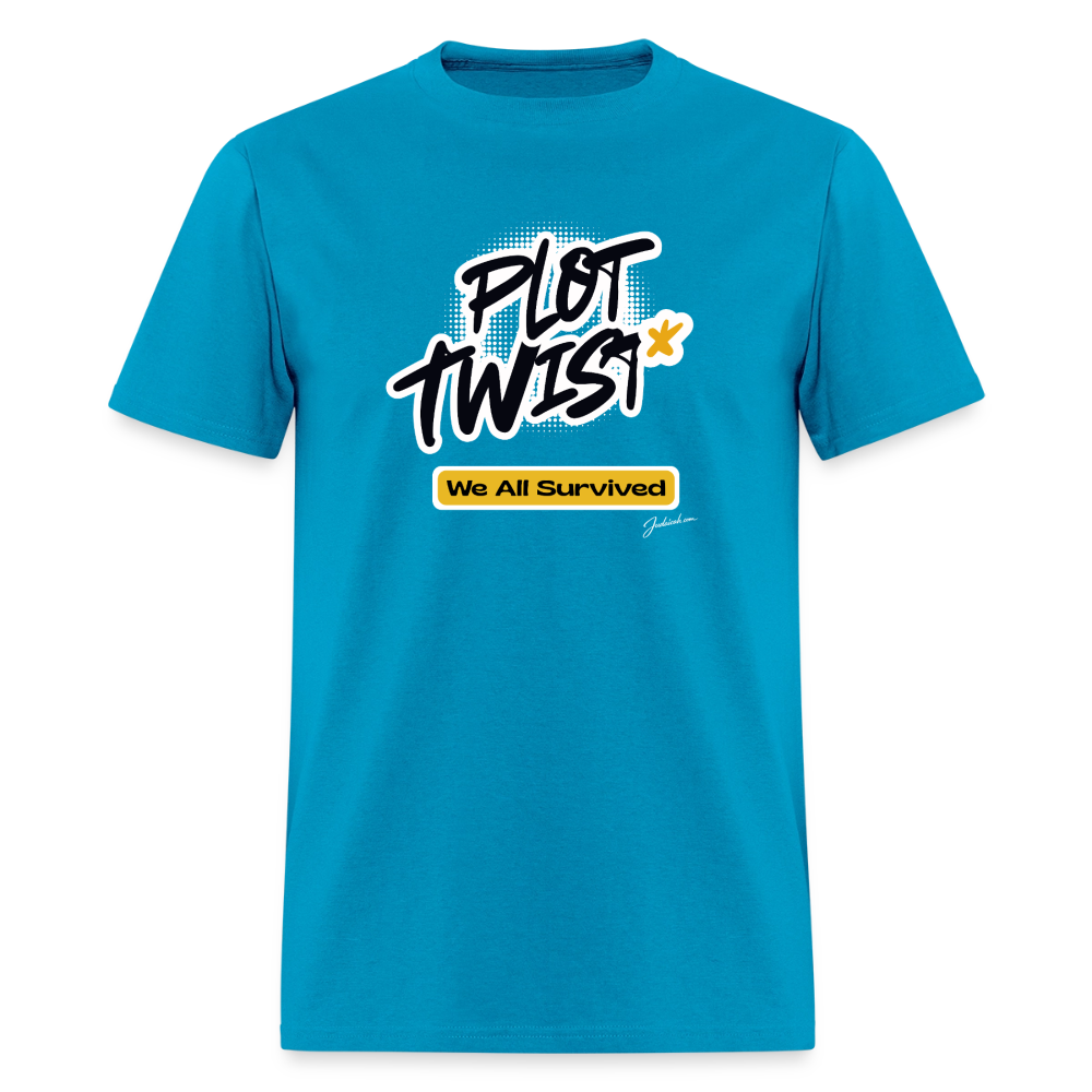 Plot Twist Men's T-Shirt | GILDAN 5000 - turquoise