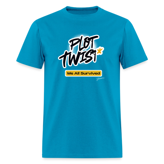 Plot Twist Men's T-Shirt | GILDAN 5000 - turquoise