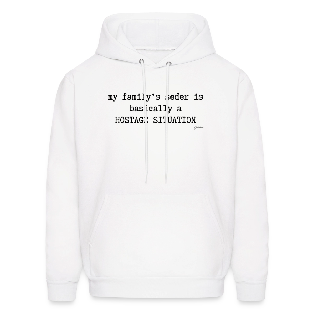 Seder Hostage Men's Hoodie - white