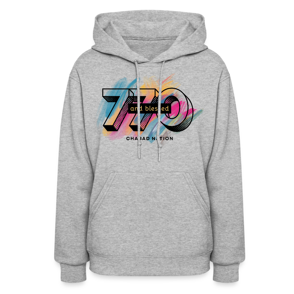 770 And Blessed Women's Hoodie - heather gray