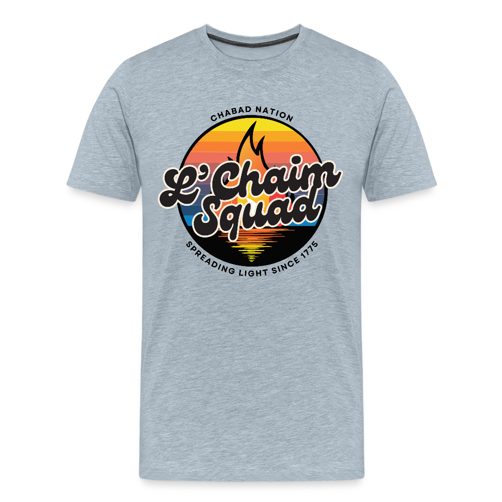 L’Chaim Squad – Spreading Light Men's Premium T-Shirt - heather ice blue