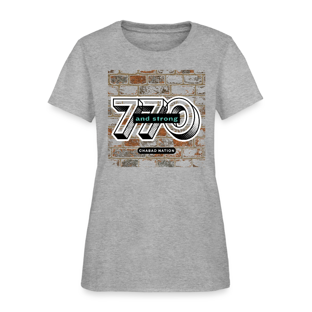 770 And Strong Women's T-Shirt - heather gray