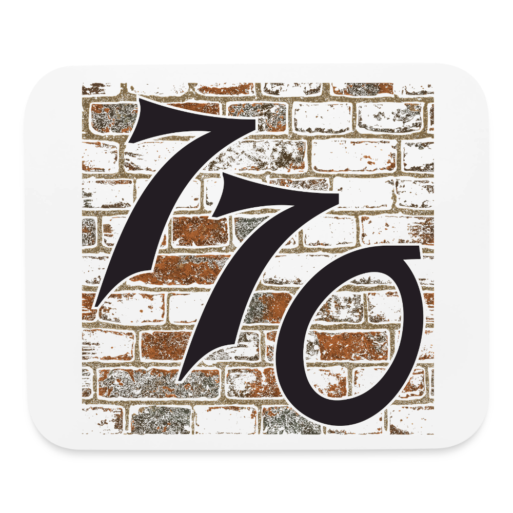 770 Brick Wall Mouse pad Horizontal - white
