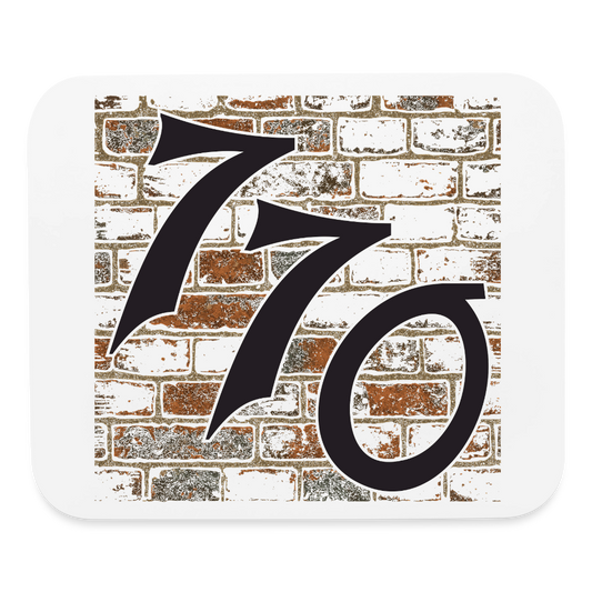 770 Brick Wall Mouse pad Horizontal - white