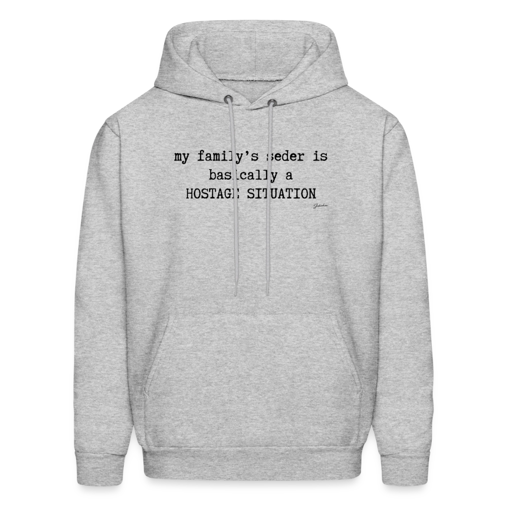 Seder Hostage Men's Hoodie - heather gray