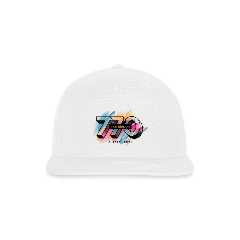 770 And Blessed  Snapback Baseball Cap - white