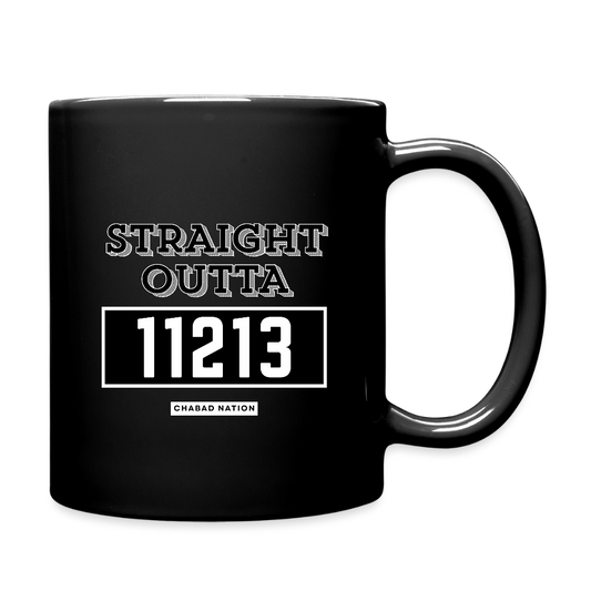 Straight Outta 11213 Full Color Mug - black