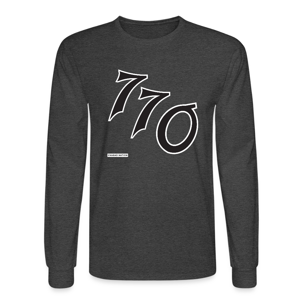 770 Men's Long Sleeve T-Shirt - heather black