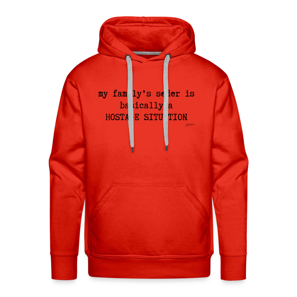 Seder Hostage Men’s Premium Hoodie - red