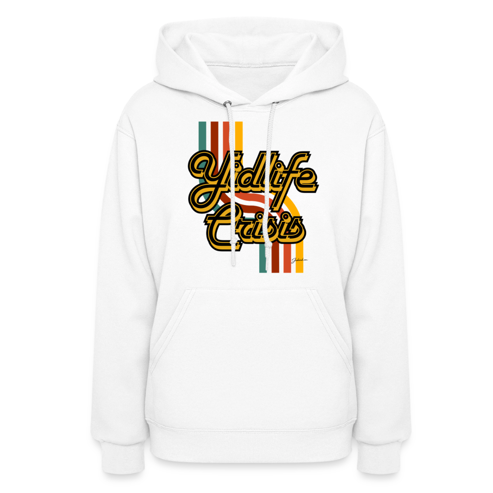 Yidlife Crisis Women's Hoodie - white