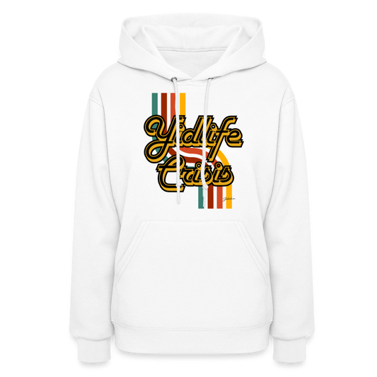 Yidlife Crisis Women's Hoodie - white