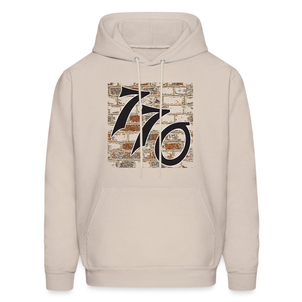 770 Brick Wall Men's Hoodie - Sand