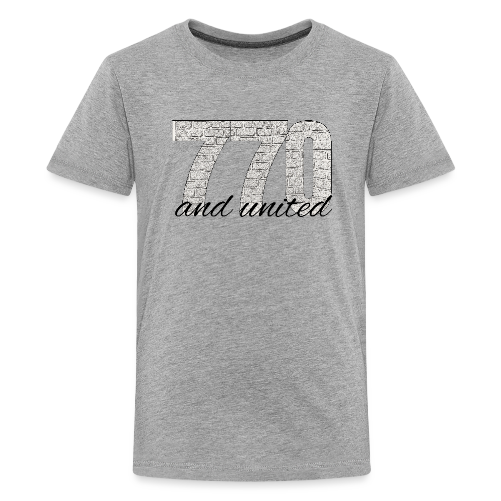 770 And United Kids' Premium T-Shirt - heather gray