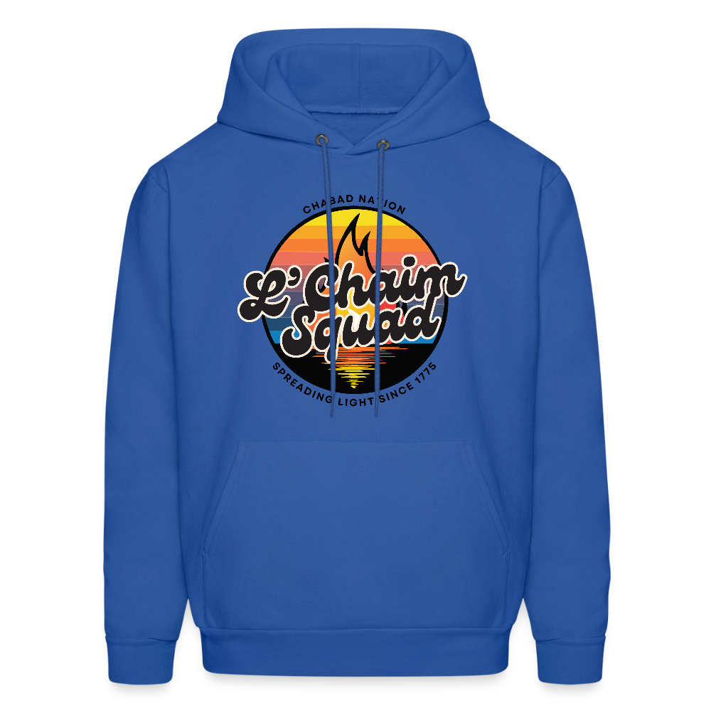 L’Chaim Squad – Spreading Light Men's Hoodie - royal blue