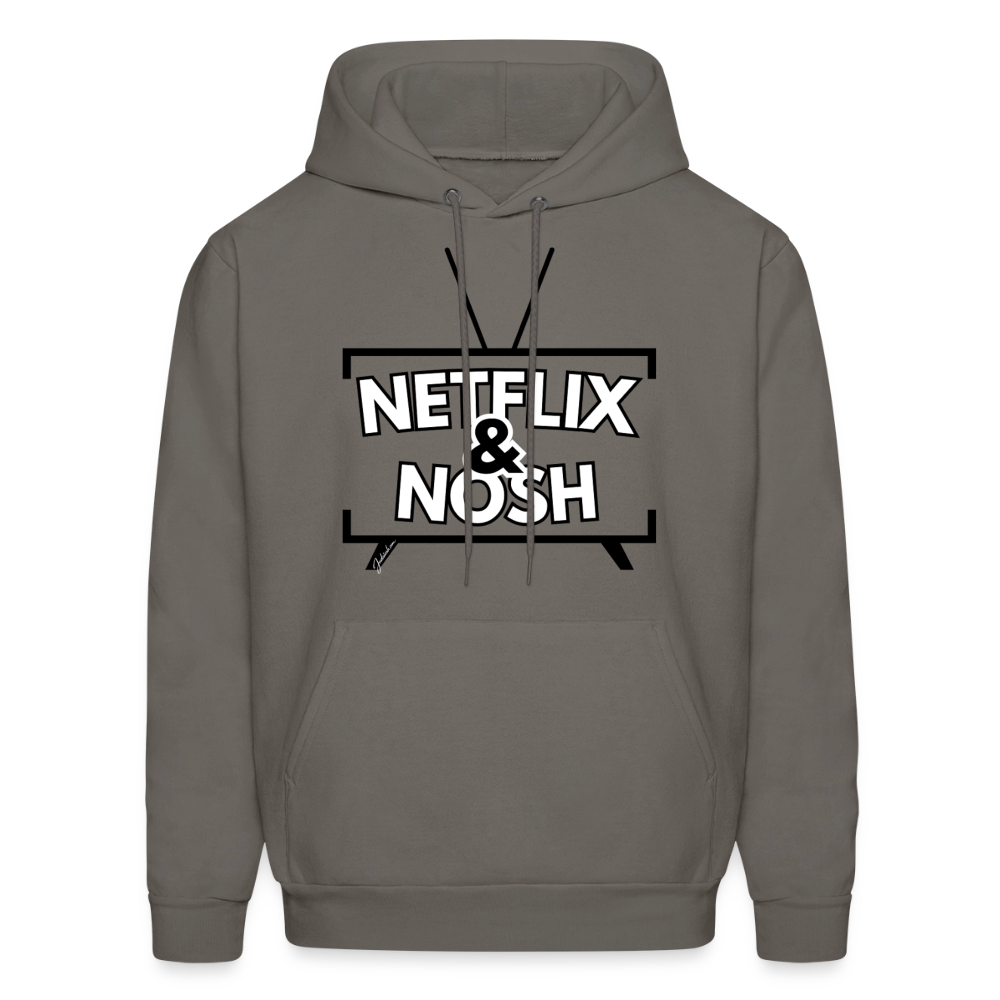 Netflix & Nosh Men's Hoodie - asphalt gray