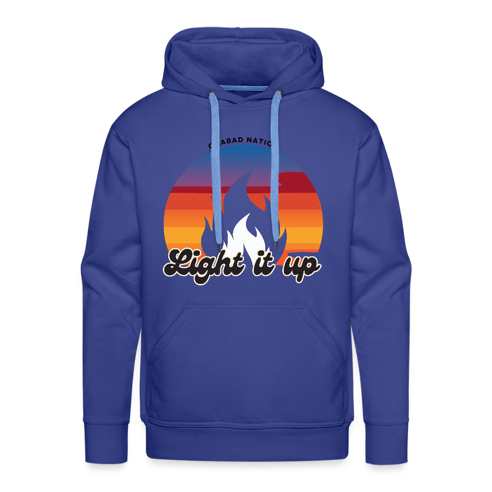 Light It Up Men’s Premium Hoodie - royal blue