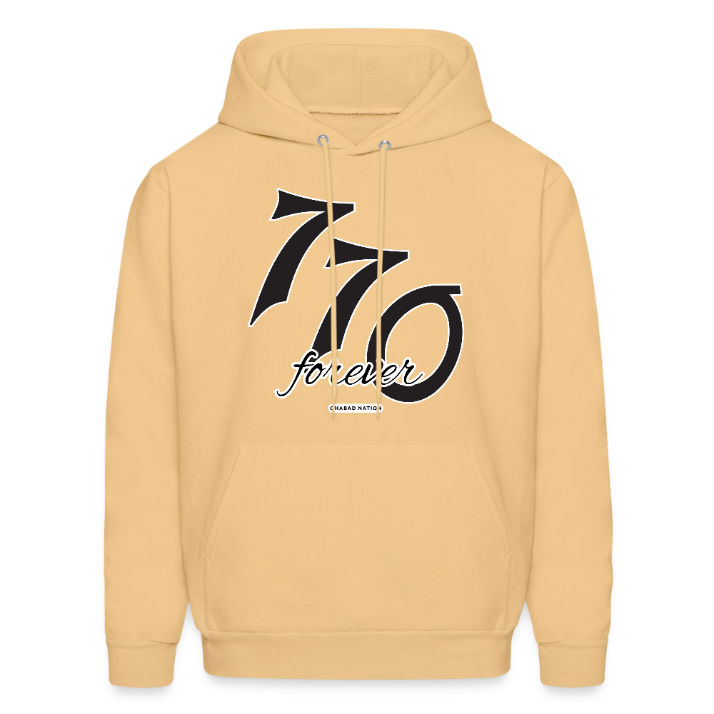 770 Forever Men's Hoodie - light gold 