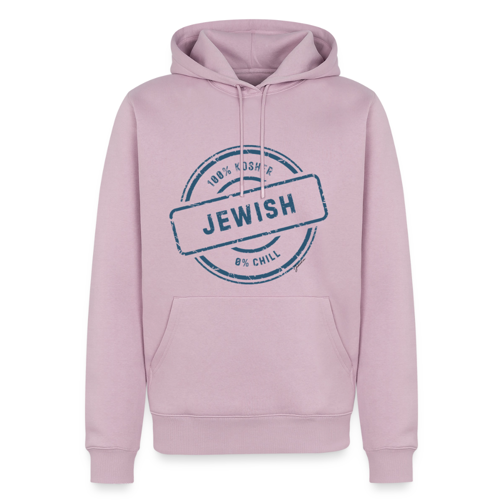 100% Jewish Men’s Premium Hoodie - dusty pink