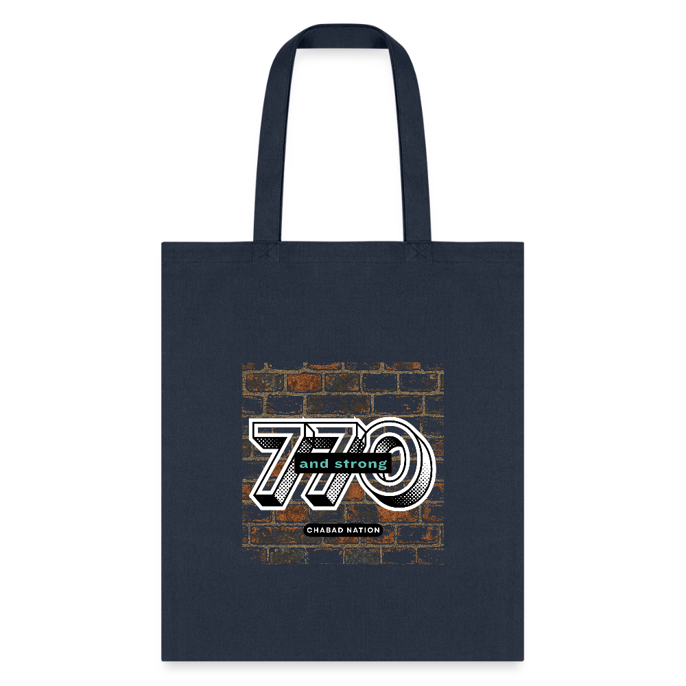 770 And Strong Tote Bag - navy