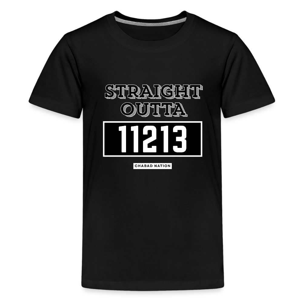 Straight Outta 11213 Kids' Premium T-Shirt - black