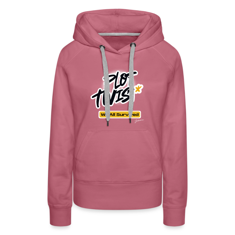 Plot Twist Women’s Premium Hoodie - mauve
