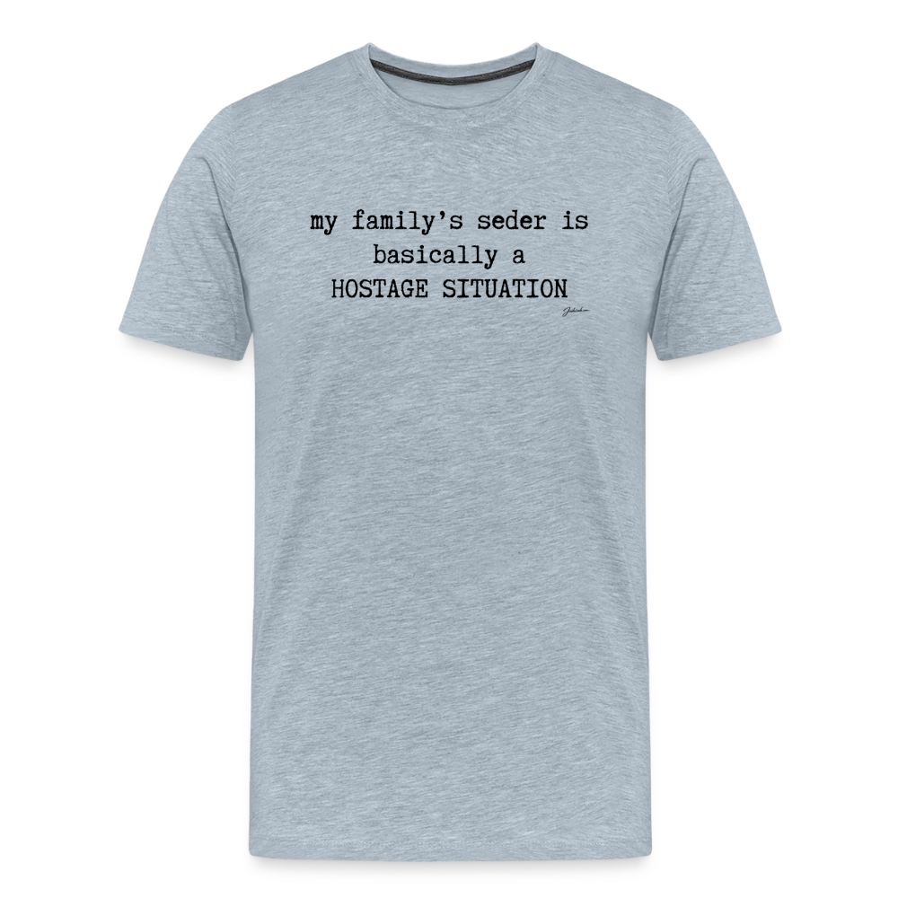 Seder Hostage Men's Premium T-Shirt - heather ice blue