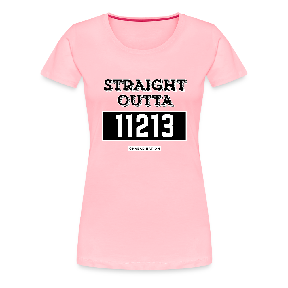 Straight Outta 11213 Women’s Premium T-Shirt - pink