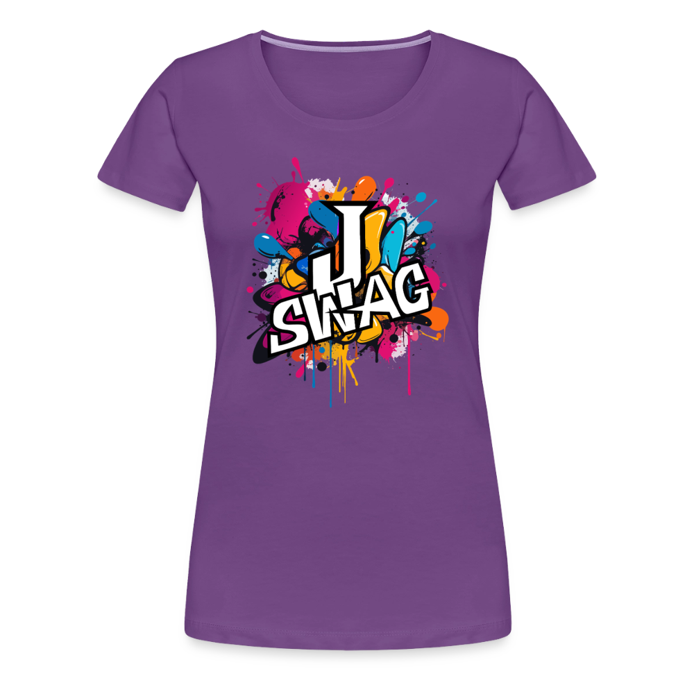 Jswag Logo  Women’s Premium T-Shirt - purple
