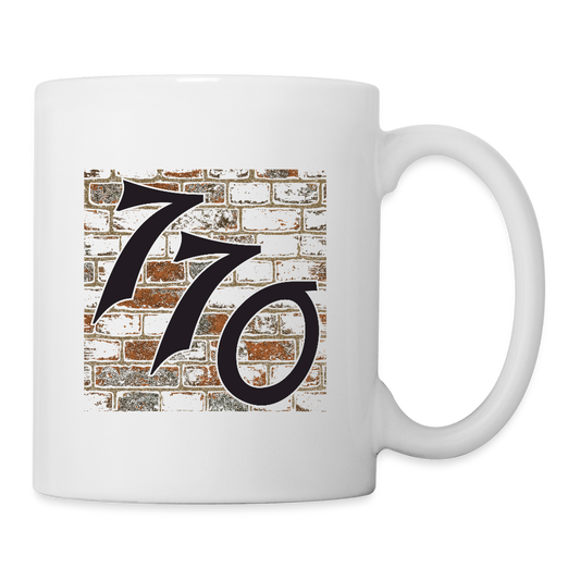 770 Brick Wall Coffee/Tea Mug - white